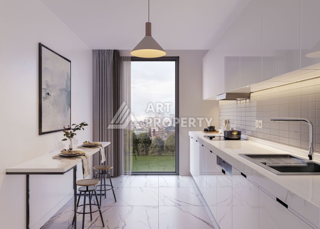 Инвестиционная недвижимость от 64 до 146 кв.м. в Стамбуле, Кучукчекмедже - Ракурс 9