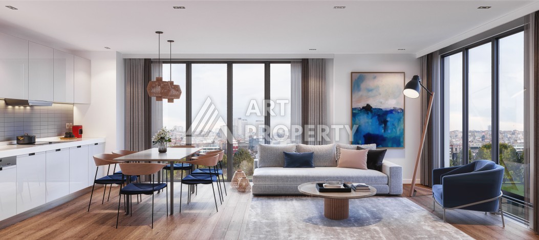 Инвестиционная недвижимость от 64 до 146 кв.м. в Стамбуле, Кучукчекмедже - Ракурс 10