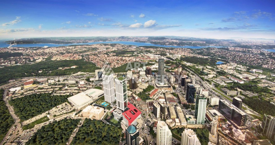 Квартиры и пентхаусы от 104 до 777 кв.м. Сарыер, Стамбул - Ракурс 34