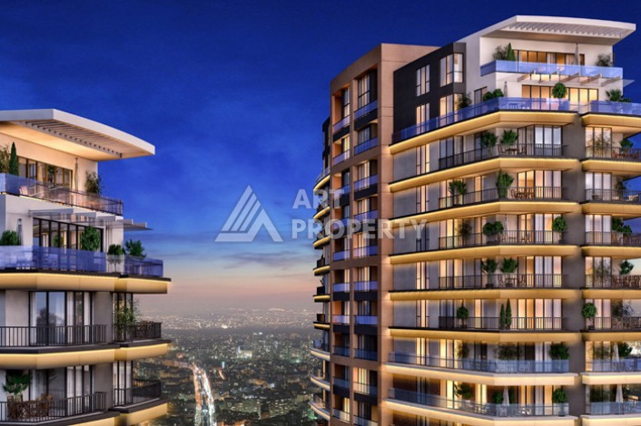 Уютные квартиры от 111 до 267 кв.м. в элитной резиденции. Сарыер, Стамбул. - Ракурс 6