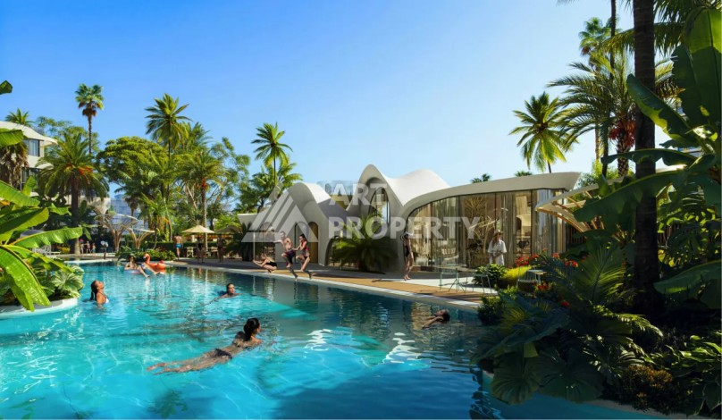 Апартаменты от 44 до 170 м².Резиденция в управлении всемирной сетью отелей. Анталия, Алтынташ - Ракурс 3