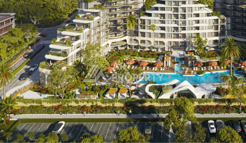 Апартаменты от 44 до 170 м².Резиденция в управлении всемирной сетью отелей. Анталия, Алтынташ - Ракурс 24