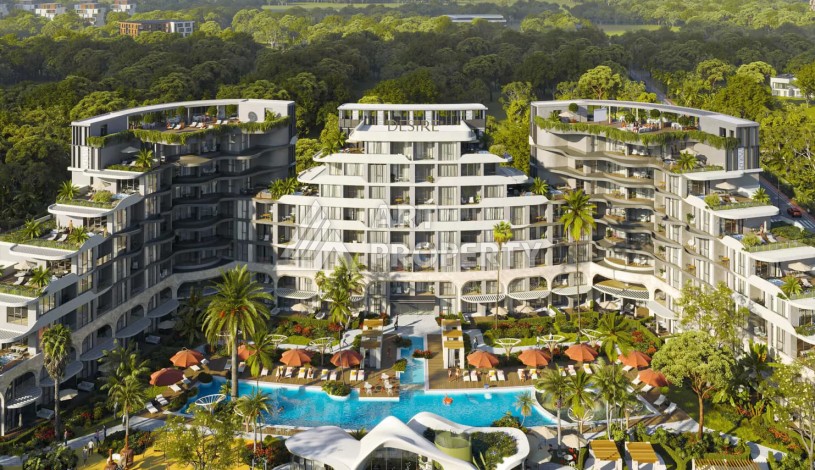 Апартаменты от 44 до 170 м².Резиденция в управлении всемирной сетью отелей. Анталия, Алтынташ - Ракурс 25