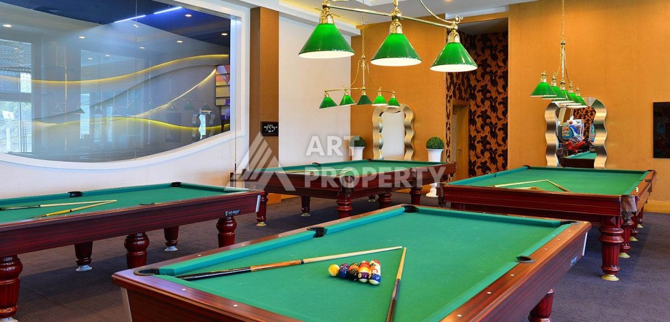 Просторная квартира 1+1 в элитной резиденции, 75 кв.м. Махмутлар, Алания - Ракурс 8