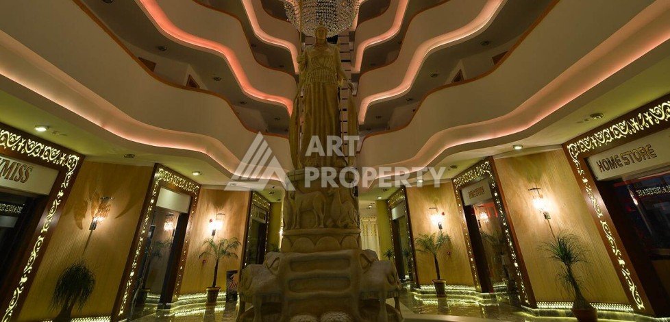 Просторная квартира 1+1 в элитной резиденции, 75 кв.м. Махмутлар, Алания - Ракурс 10