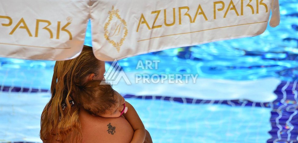 Просторная квартира 1+1 в элитной резиденции, 75 кв.м. Махмутлар, Алания - Ракурс 11