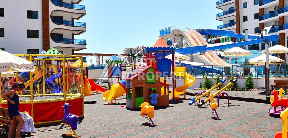 Просторная квартира 1+1 в элитной резиденции, 75 кв.м. Махмутлар, Алания - Ракурс 15