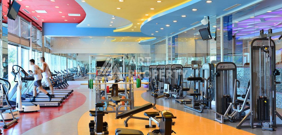 Просторная квартира 1+1 в элитной резиденции, 75 кв.м. Махмутлар, Алания - Ракурс 20