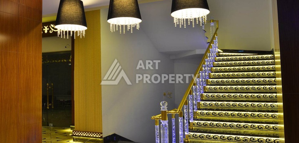 Просторная квартира 1+1 в элитной резиденции, 75 кв.м. Махмутлар, Алания - Ракурс 25