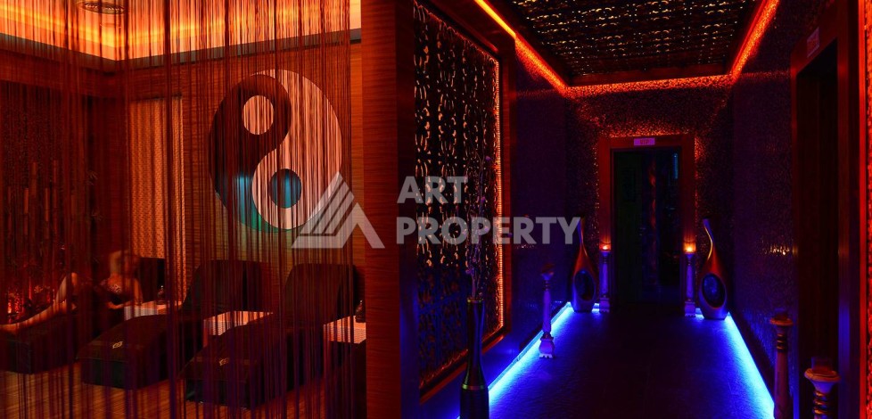 Просторная квартира 1+1 в элитной резиденции, 75 кв.м. Махмутлар, Алания - Ракурс 27