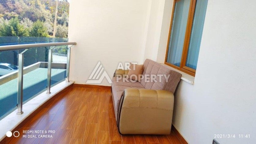 Просторная квартира 1+1 в элитной резиденции, 75 кв.м. Махмутлар, Алания - Ракурс 31