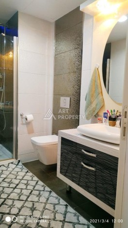 Просторная квартира 1+1 в элитной резиденции, 75 кв.м. Махмутлар, Алания - Ракурс 40