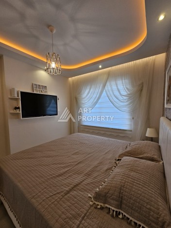 Шикарный пентхаус 2+1 с видом на море, 138 кв.м. Махмутлар, Алания - Ракурс 44