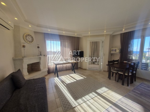 Просторная квартира 2+1 с видом на море, 110 кв.м. Кестель, Алания - Ракурс 7