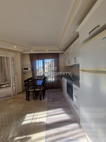 Просторная квартира 2+1 с видом на море, 110 кв.м. Кестель, Алания - Ракурс 9