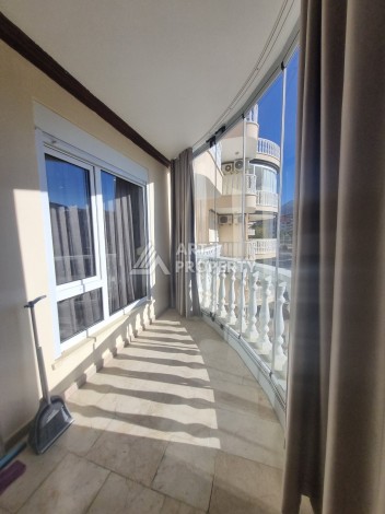 Просторная квартира 2+1 с видом на море, 110 кв.м. Кестель, Алания - Ракурс 20