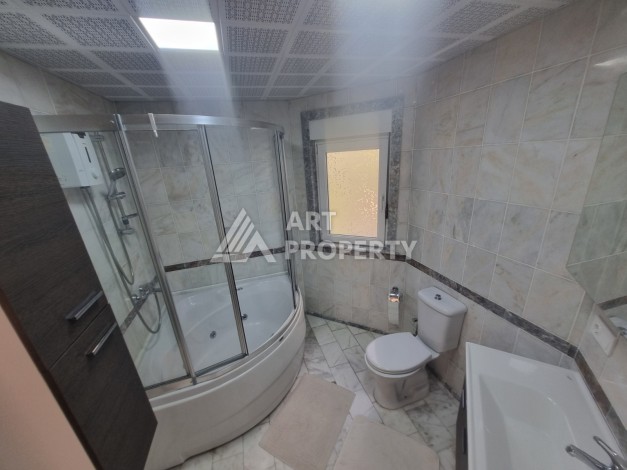 Просторная квартира 2+1 с видом на море, 110 кв.м. Кестель, Алания - Ракурс 21