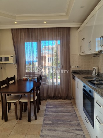 Просторная квартира 2+1 с видом на море, 110 кв.м. Кестель, Алания - Ракурс 23