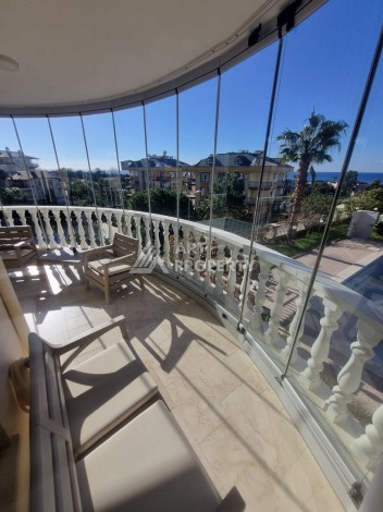 Просторная квартира 2+1 с видом на море, 110 кв.м. Кестель, Алания - Ракурс 32