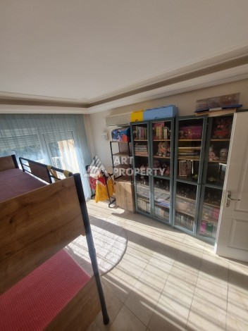 Просторная квартира 2+1 с видом на море, 110 кв.м. Кестель, Алания - Ракурс 33