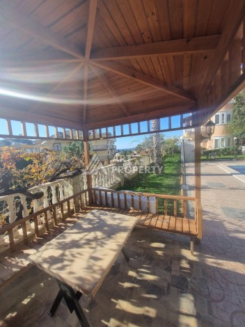 Просторная квартира 2+1 с видом на море, 110 кв.м. Кестель, Алания - Ракурс 36