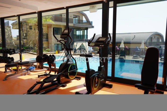 Дуплекс 4+1 в элитной резиденции, 220 кв.м. Тепе, Алания. - Ракурс 16