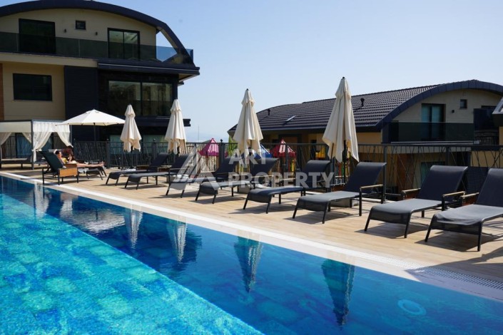 Дуплекс 4+1 в элитной резиденции, 220 кв.м. Тепе, Алания. - Ракурс 11