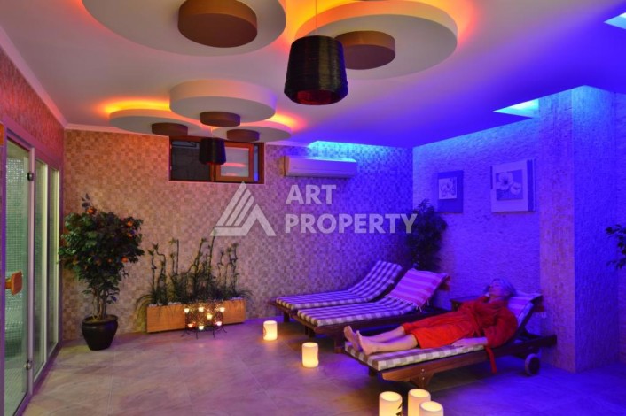 Вилла 4+1 в эксклюзивном комплексе, 180 кв.м. Инжекум, Алания. - Ракурс 19