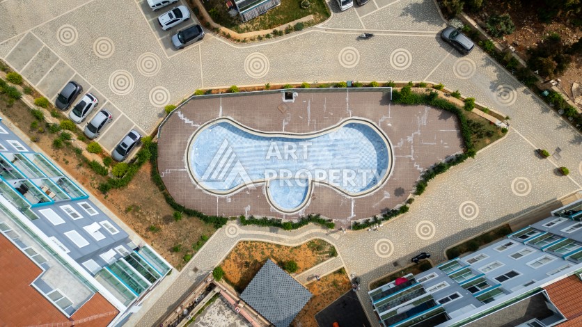 Квартира 1+1 в новом ЖК, 60 кв.м. Оба, Алания. - Ракурс 13