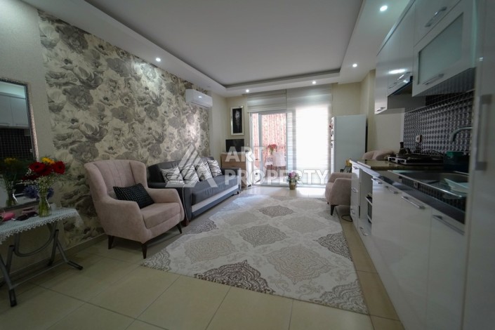 Меблированная квартира-студия с большим балконом в Махмутларе, 40 кв.м. . - Ракурс 4