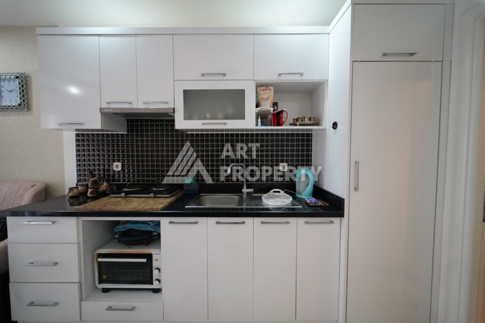 Меблированная квартира-студия с большим балконом в Махмутларе, 40 кв.м. . - Ракурс 6