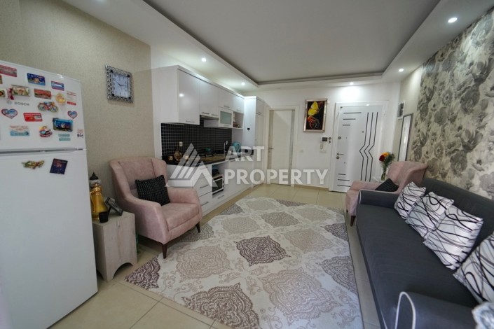 Меблированная квартира-студия с большим балконом в Махмутларе, 40 кв.м. . - Ракурс 7