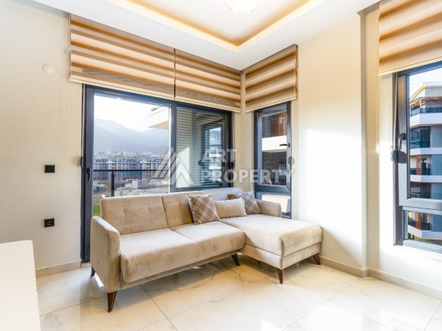 Квартира 1+1 в престижном ЖК, 50 кв.м. Оба, Алания - Ракурс 3