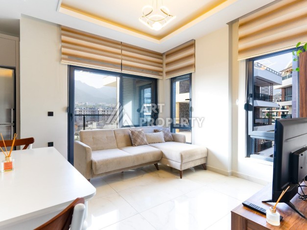 Квартира 1+1 в престижном ЖК, 50 кв.м. Оба, Алания - Ракурс 4