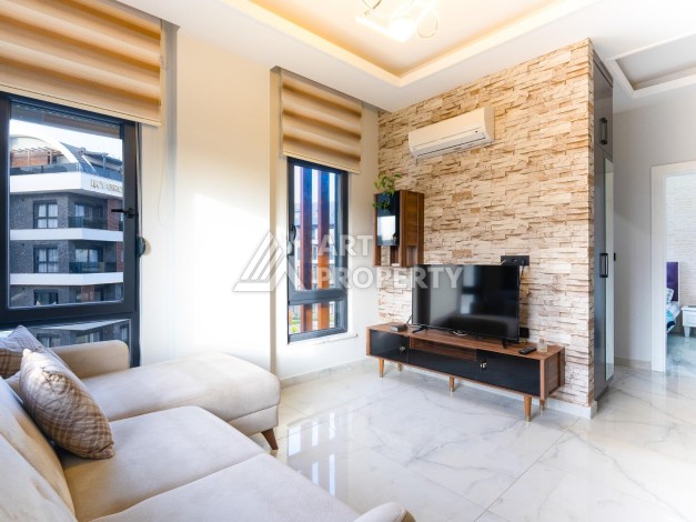 Квартира 1+1 в престижном ЖК, 50 кв.м. Оба, Алания - Ракурс 7