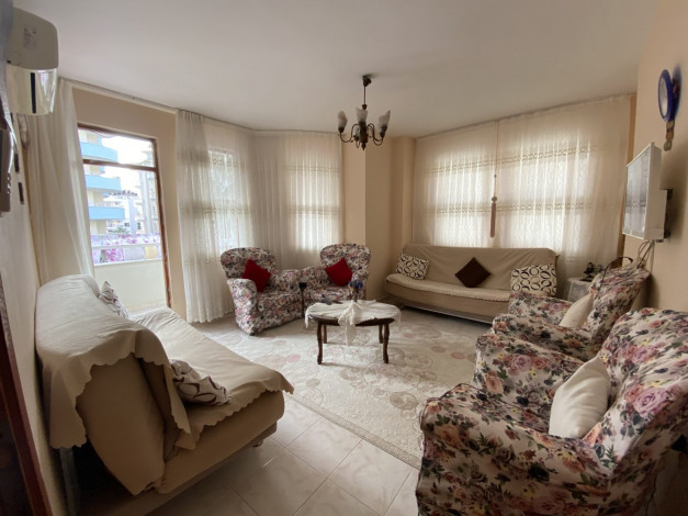 Трехкомнатная квартира в центральной части района Махмутлар города Аланья, 110 м2 - Ракурс 5