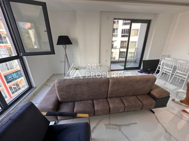 Квартира 1+1 в новой резиденции, 60 кв.м. Махмутлар, Алания - Ракурс 10