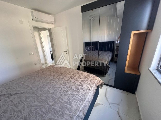 Квартира 1+1 в новой резиденции, 60 кв.м. Махмутлар, Алания - Ракурс 12