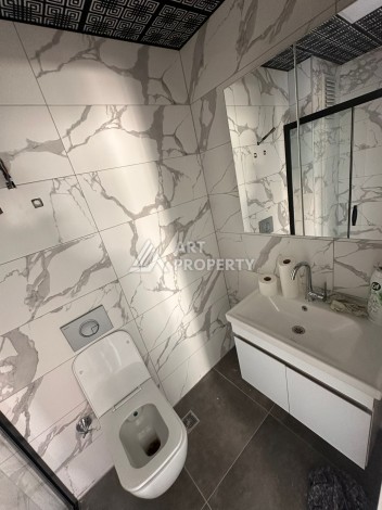 Квартира 1+1 в новой резиденции, 60 кв.м. Махмутлар, Алания - Ракурс 13