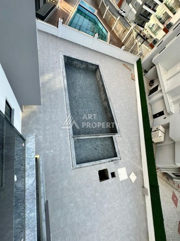 Квартира 1+1 в новой резиденции, 60 кв.м. Махмутлар, Алания - Ракурс 19