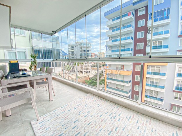 Просторная квартира 2+1 с видом на горы, 110 кв.м. Тосмур, Алания - Ракурс 4