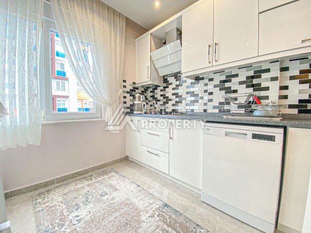 Просторная квартира 2+1 с видом на горы, 110 кв.м. Тосмур, Алания - Ракурс 6