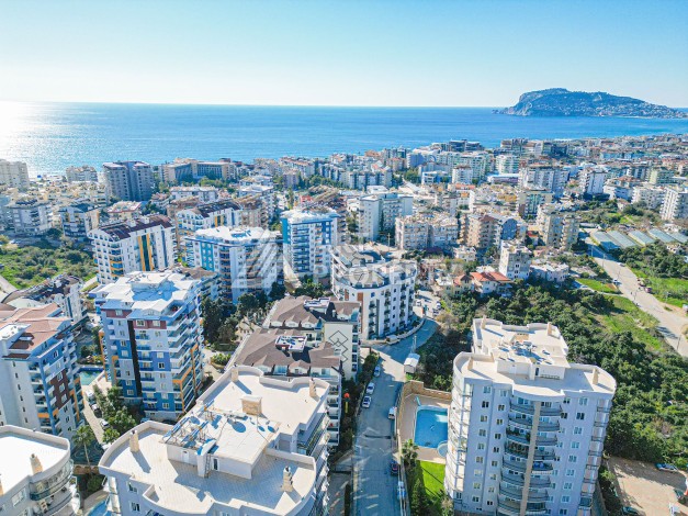 Просторная квартира 2+1 с видом на горы, 110 кв.м. Тосмур, Алания - Ракурс 21