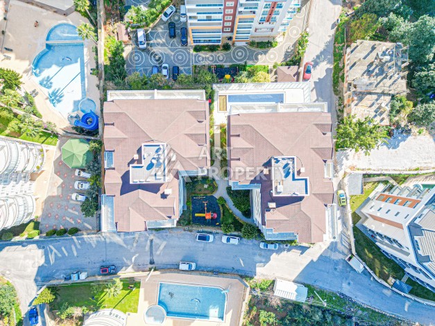 Просторная квартира 2+1 с видом на горы, 110 кв.м. Тосмур, Алания - Ракурс 24