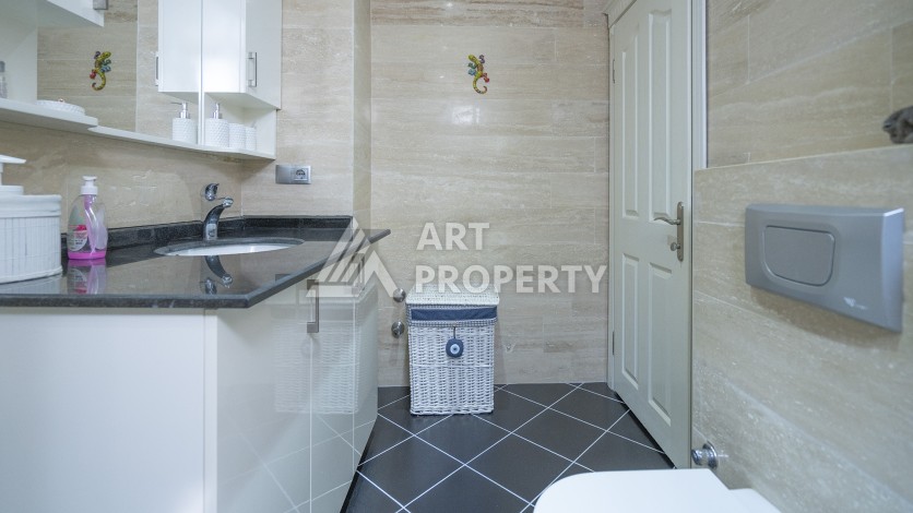 Меблированная квартира 2+1 для ВНЖ в районе Оба, 95 кв.м. - Ракурс 17