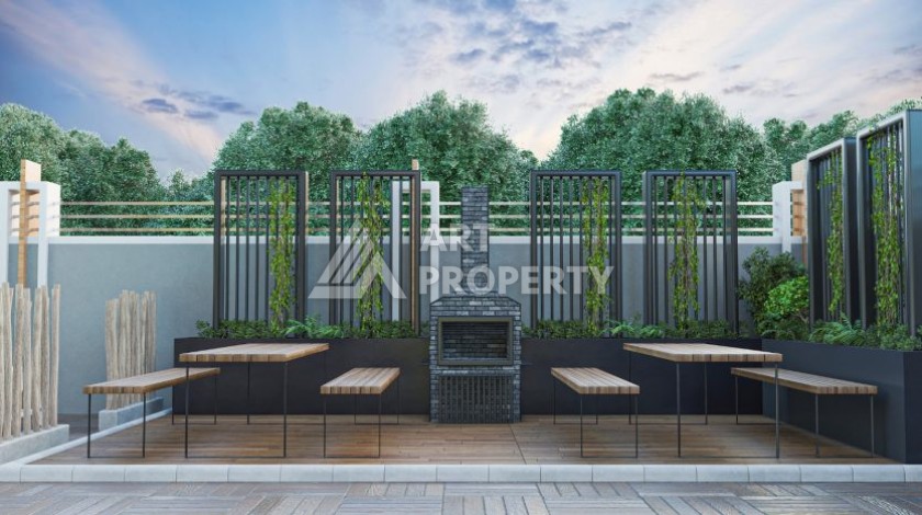 Квартира 1+1 в новой элитной резиденции, 62 кв.м. Махмутлар, Алания. - Ракурс 17