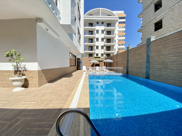 Новая квартира в современном комплексе в Махмутларе, Алания, 55 м2 - Ракурс 10