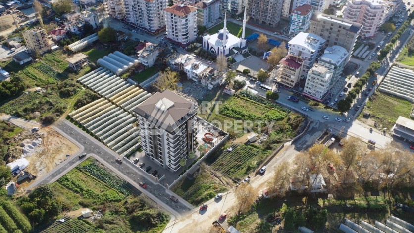 Квартира 1+1 в новой элитной резиденции, 62 кв.м. Махмутлар, Алания. - Ракурс 38