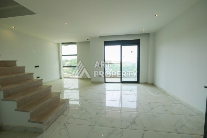 Пентхаус 2+1 с видом на море и крепость, 105 кв.м. Оба, Алания. - Ракурс 9