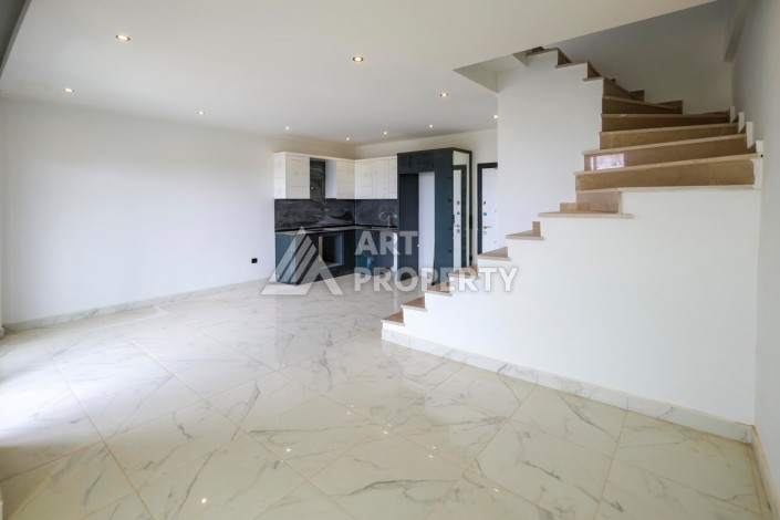 Пентхаус 2+1 с видом на море и крепость, 105 кв.м. Оба, Алания. - Ракурс 10